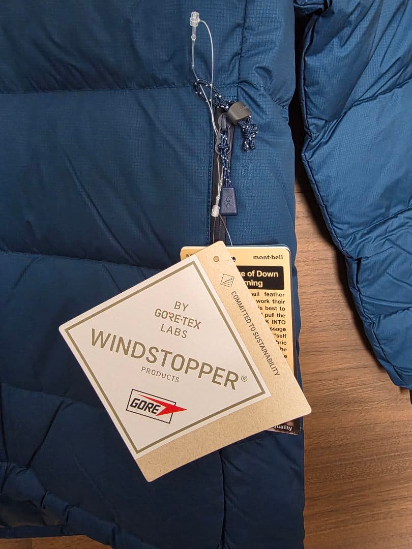 れおmont-bell パーマフロストライトダウンパーカ ゴアテックス　M