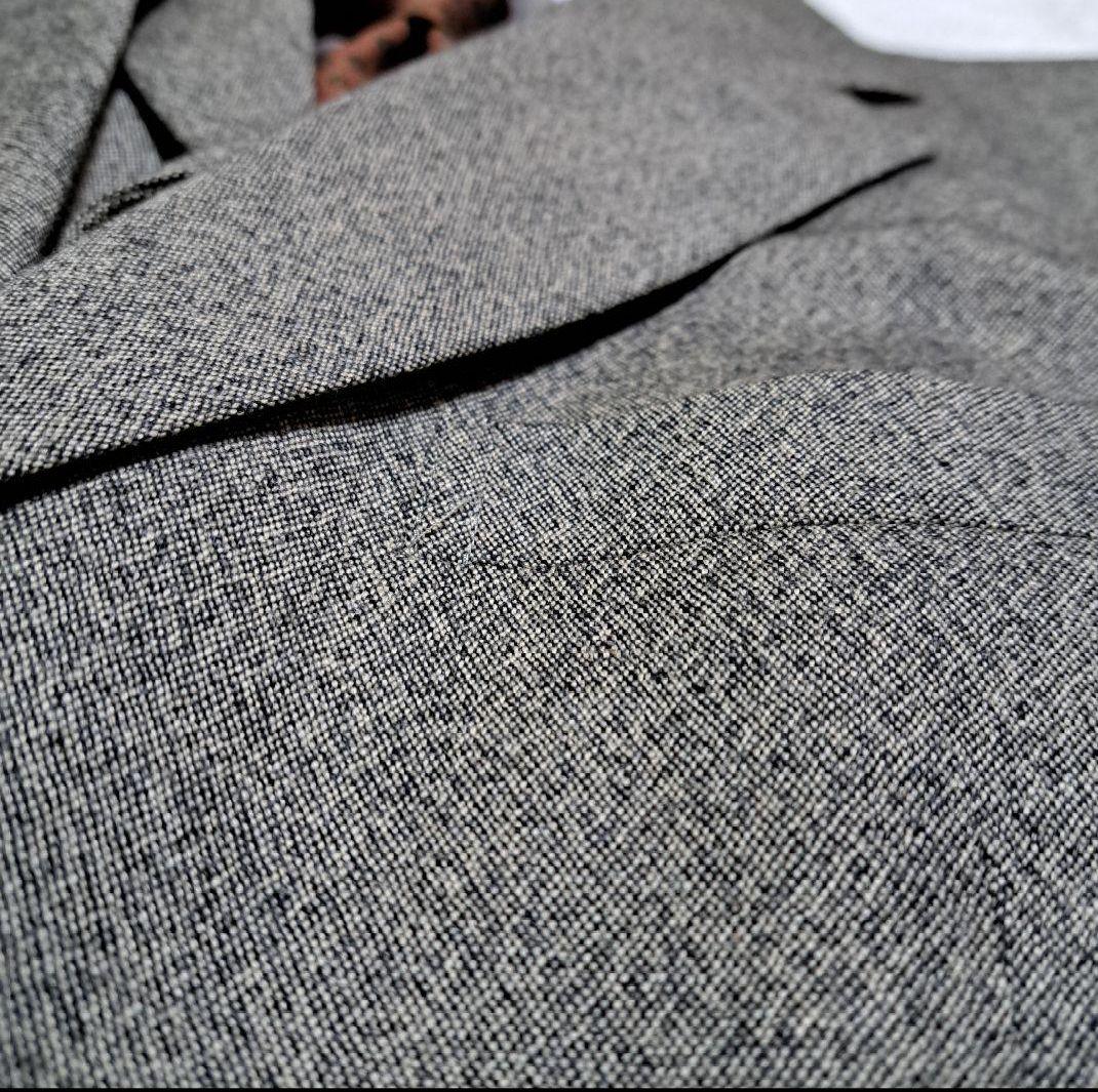 美品　ポールスミス　オルメジャーノ　セットアップ　3ピース　総裏　グレージュ　L