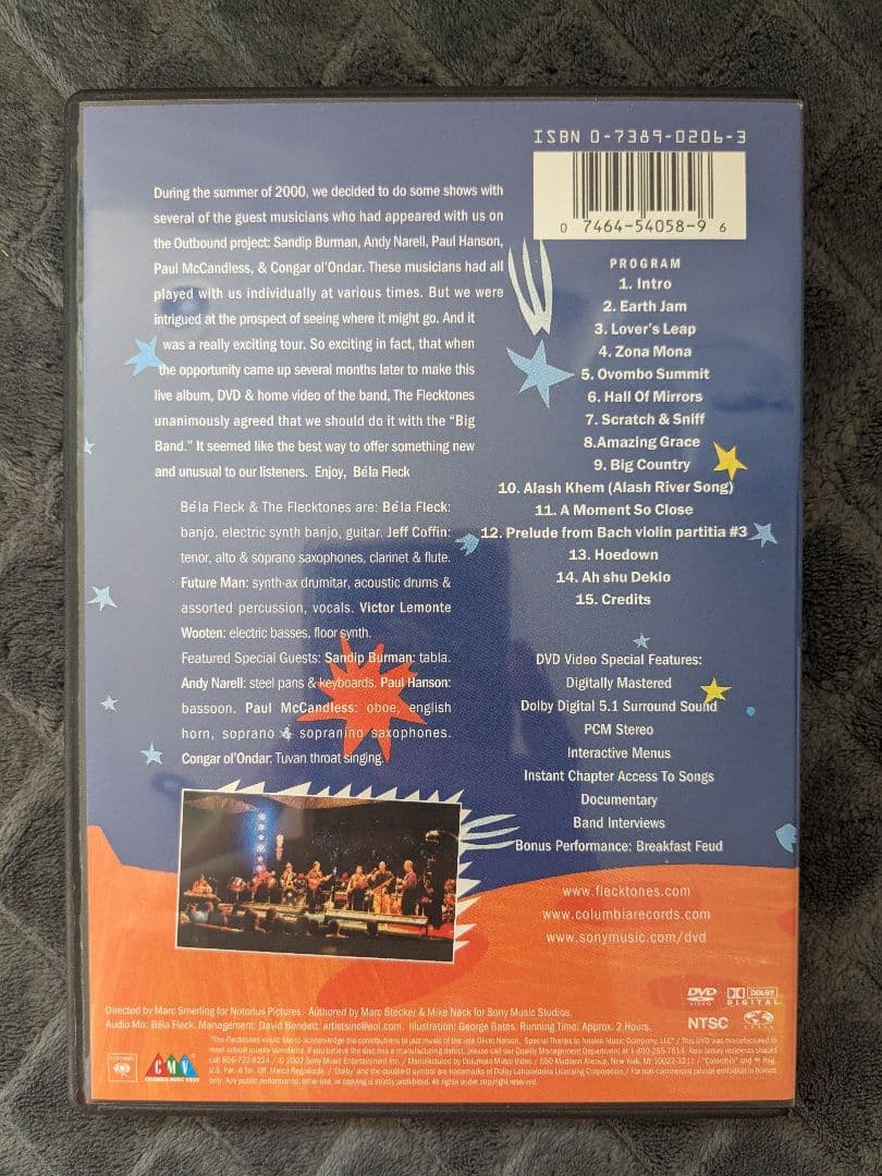 ベラ・フレック ザ・フレックトーンズ ライヴ・アット・ザ・クイック DVD