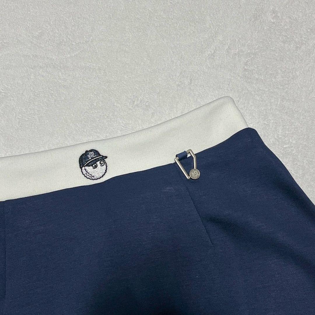 新品　マルボン　Malbon golf　スカート　ネイビー　M　レディース
