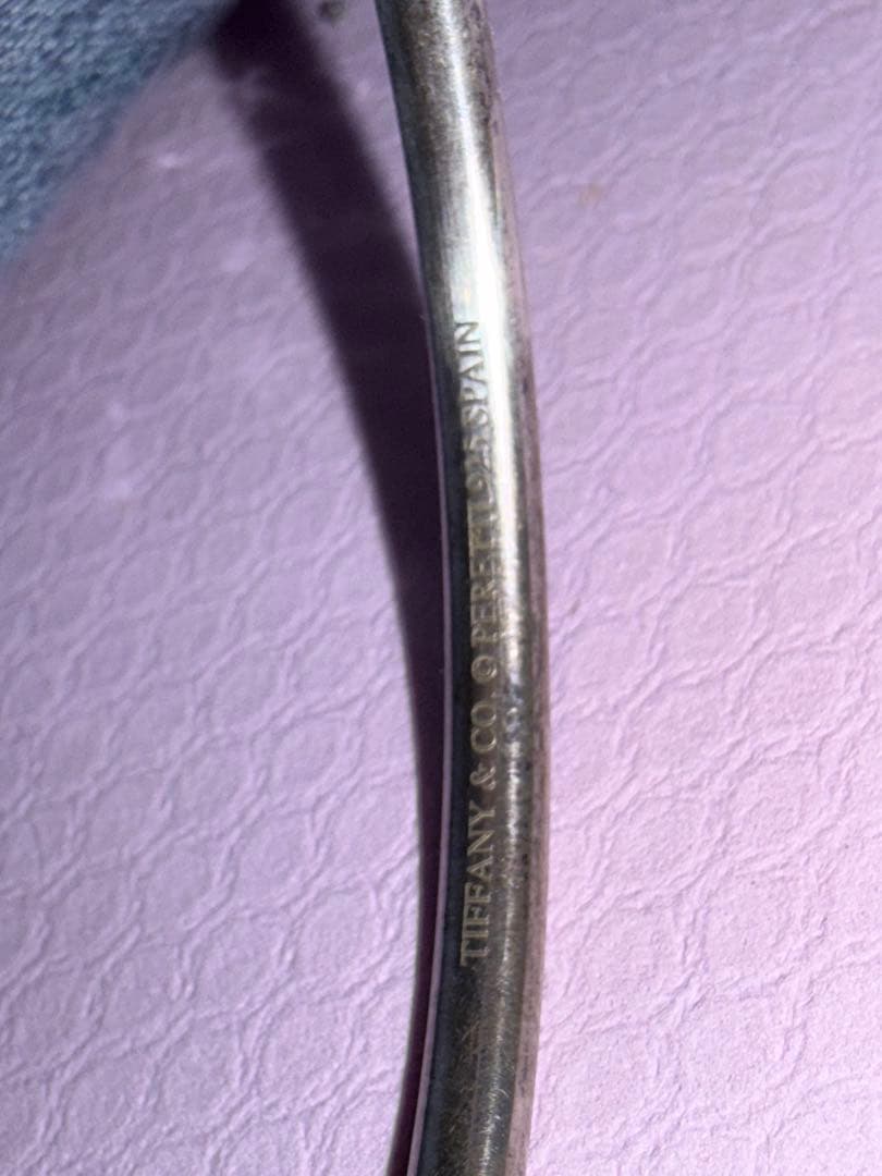 Tiffany & Co. 925 スターリングシルバー バングル