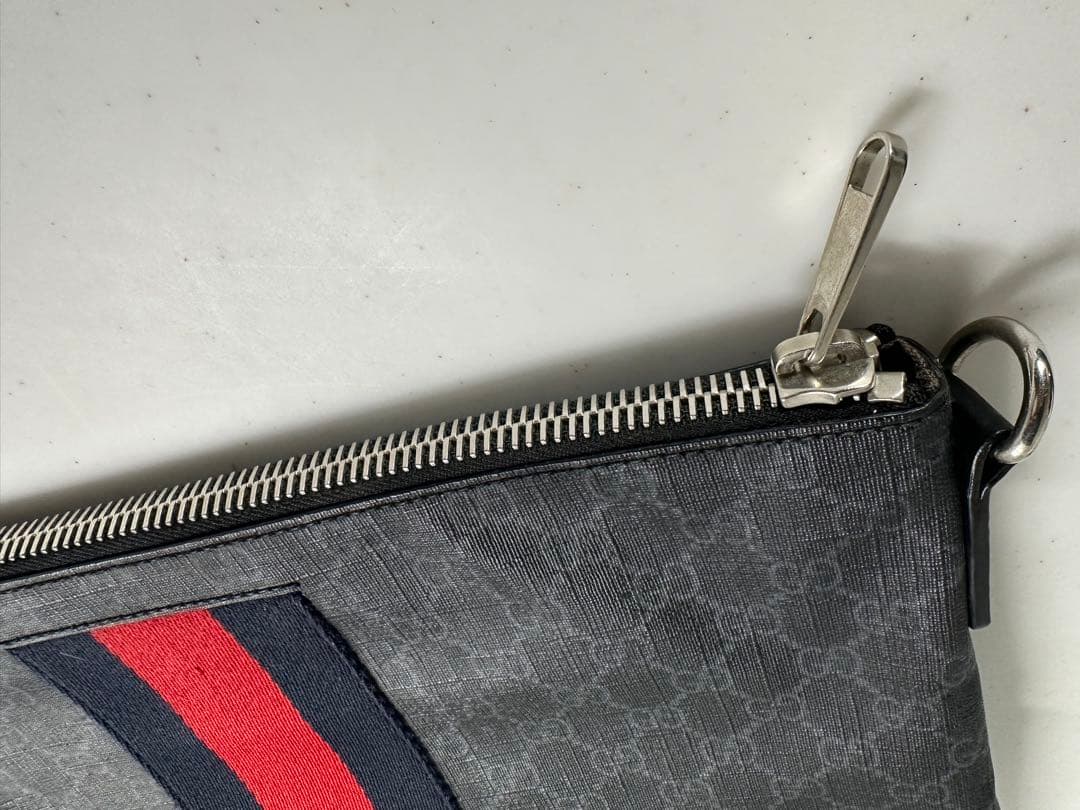 GUCCI GGスプリームキャンバス×レザー