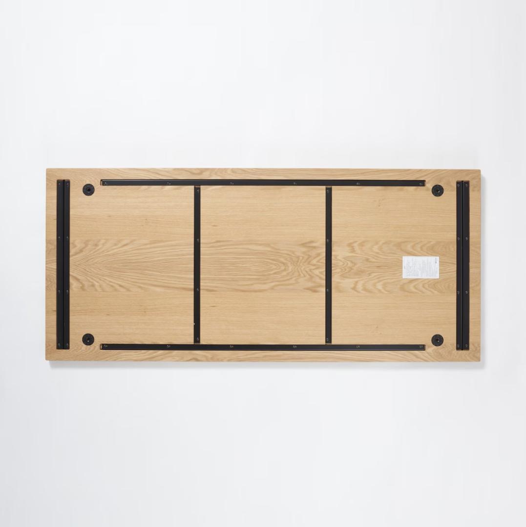 無印良品 木製テーブル オーク材 180cm×80cm ②