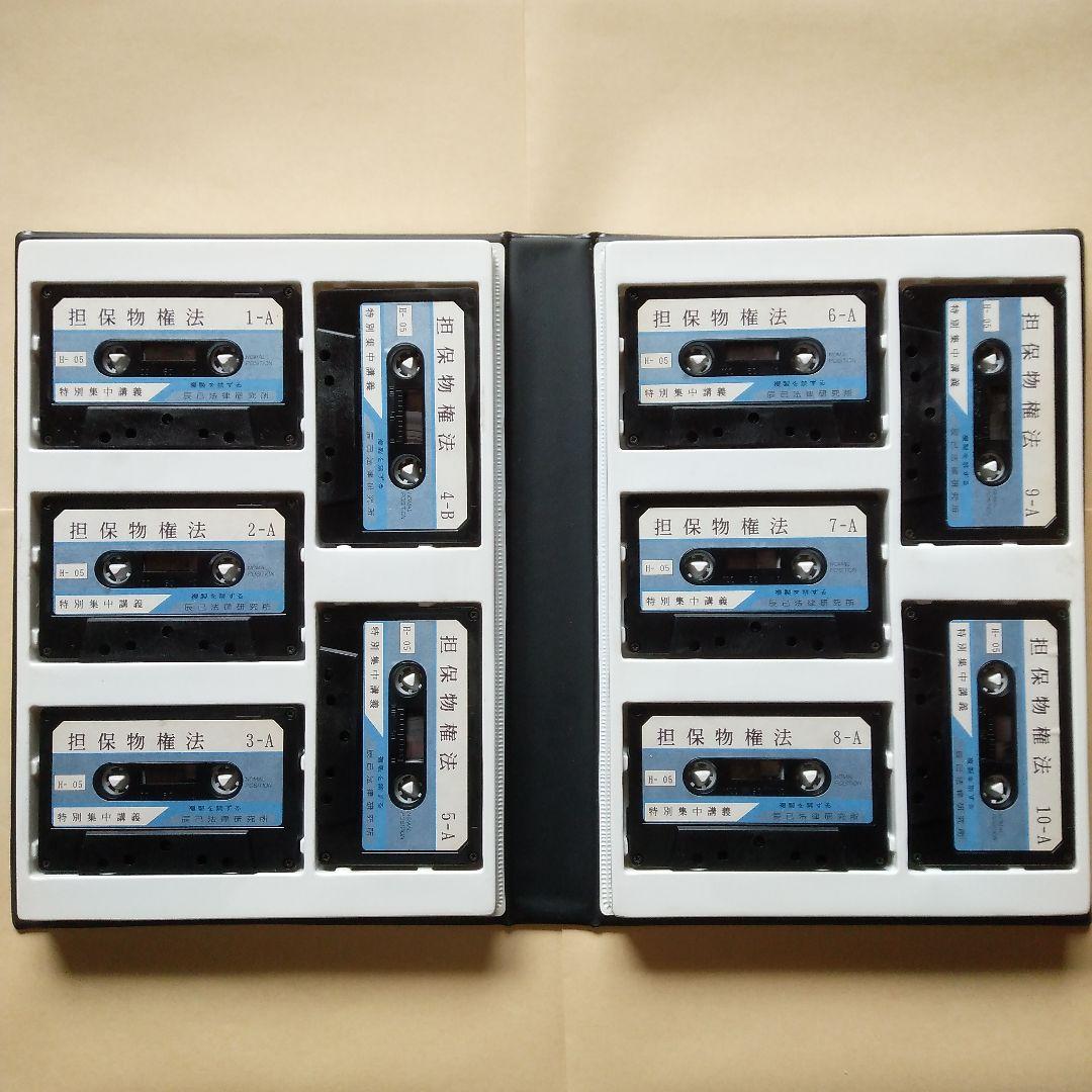 辰巳法学教室講義 カセットテープ 民法(担保物権法) 近江幸治 司法試験用