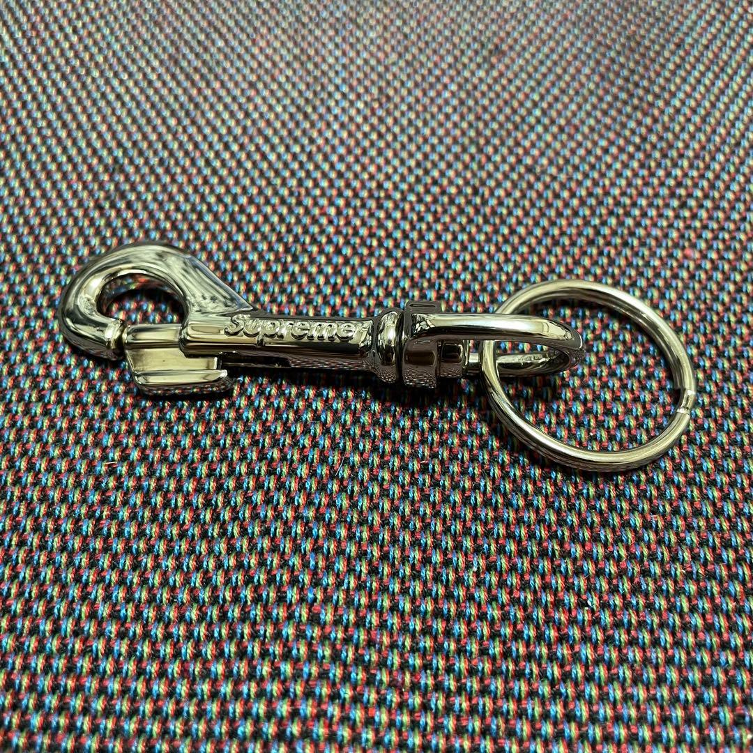 【美品】supreme キーリング スナップフック シルバー