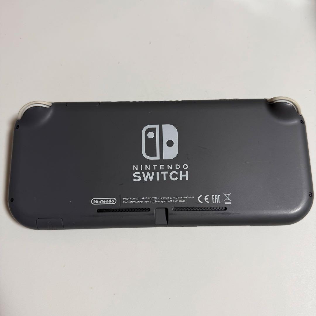 【ジャンク品】Nintendo Switch Lite グレー 本体 充電器付き