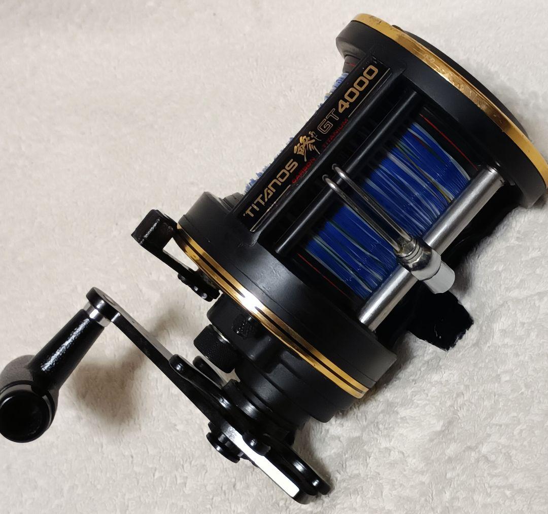 シマノチタノス鯵GT4000良品！新品ライン付