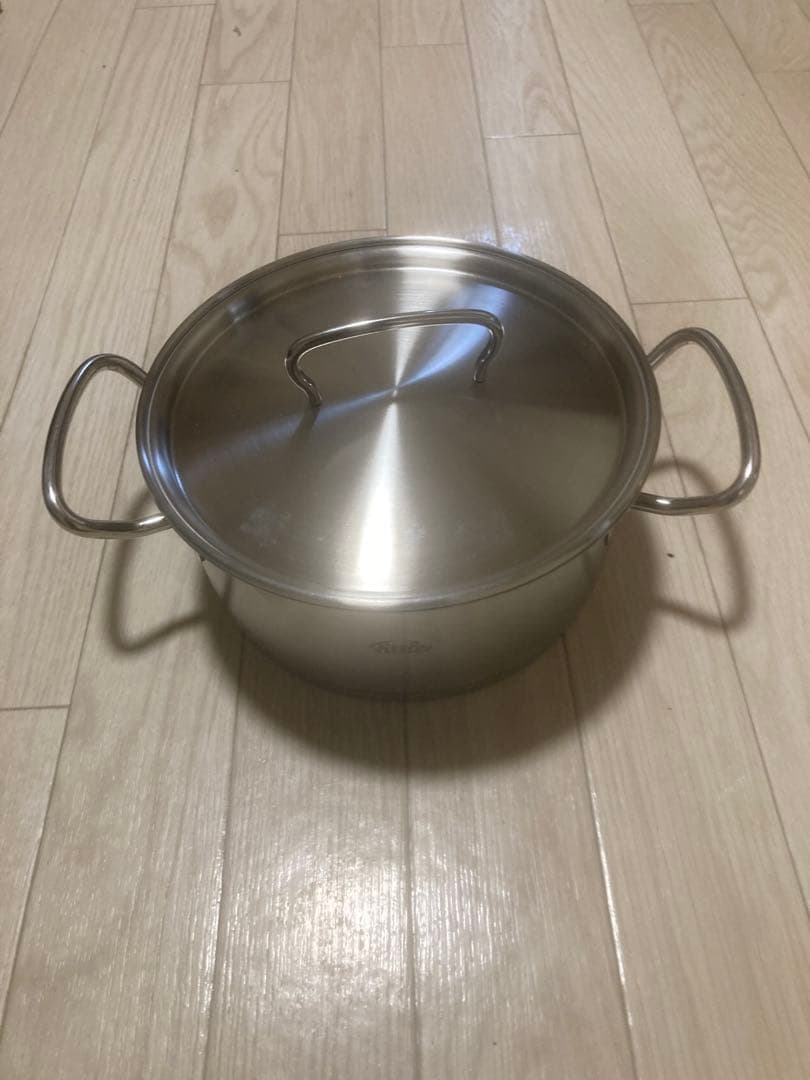 s*a様 Fissler ステンレス製両手鍋 キャセロール　蓋付き 20cm 2