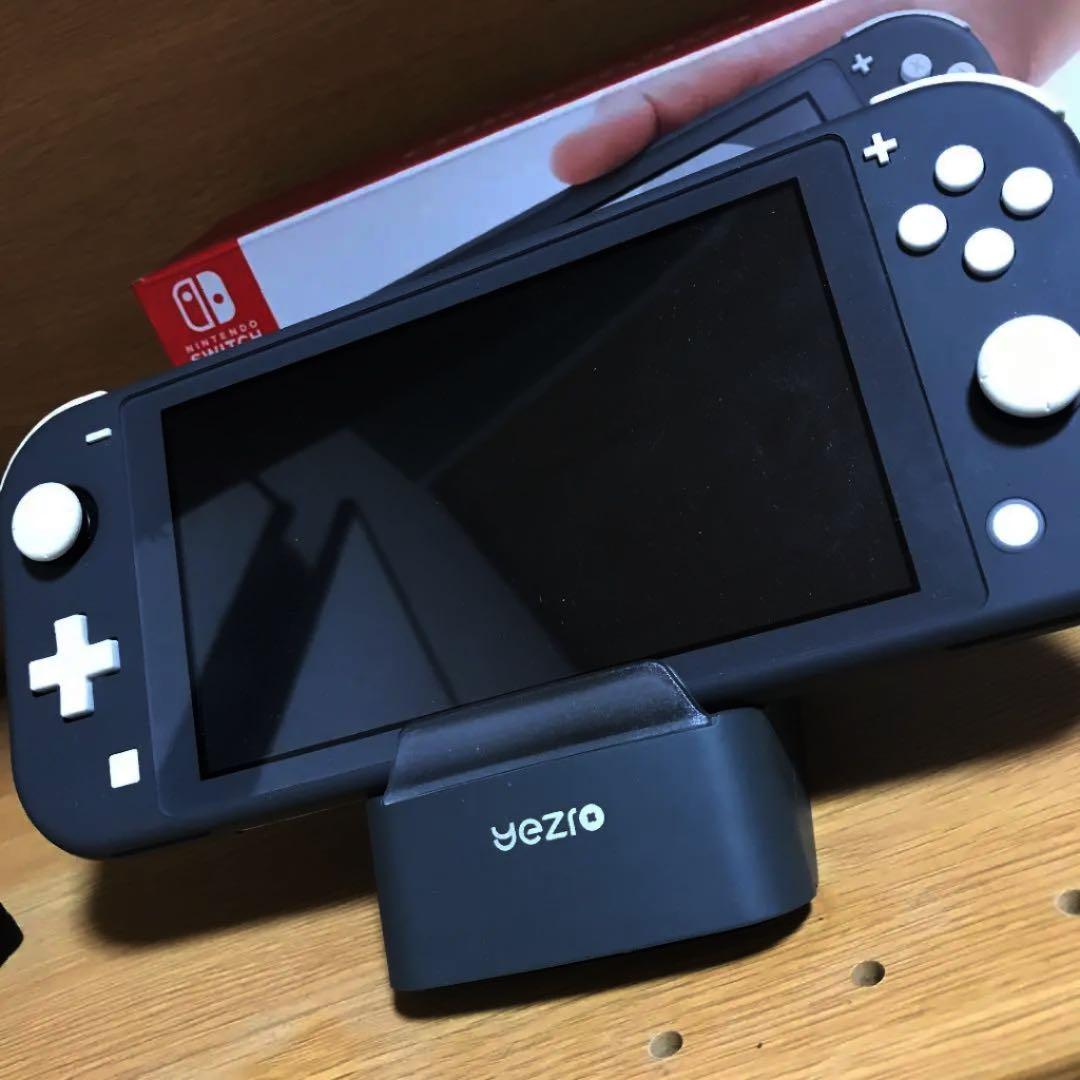 Nintendo Switch Liteグレー 付属品3つあり