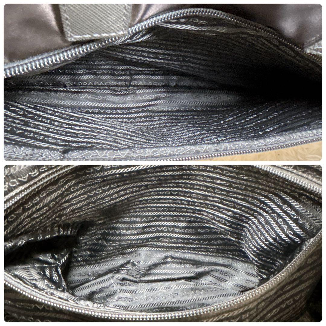 PRADA プラダ ナイロン ビジネスバッグ ブリーフケース ネイビー 三角ロゴ