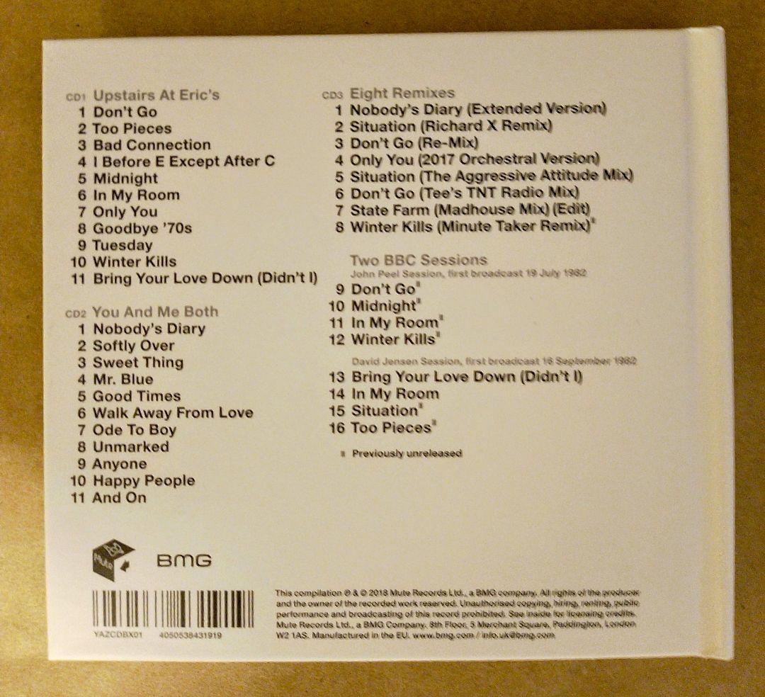 YAZOO Three Pieces 3CD 輸入盤