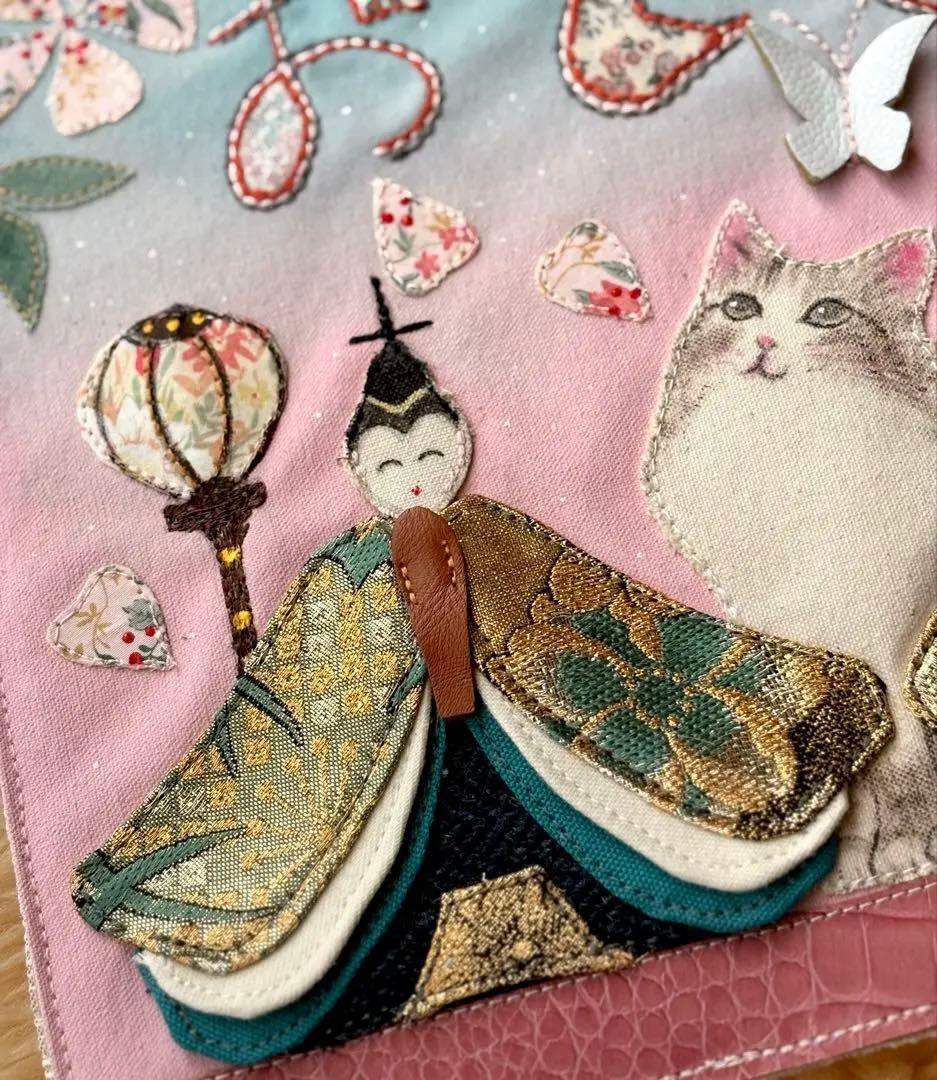 ミルク様オーダー 名入り雛人形タペストリー\"おとは\"さん