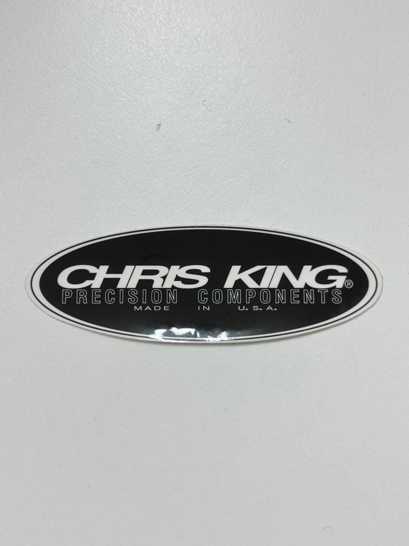 CHRIS KING 24mm スルーアクスルフロントハブ　ピューター