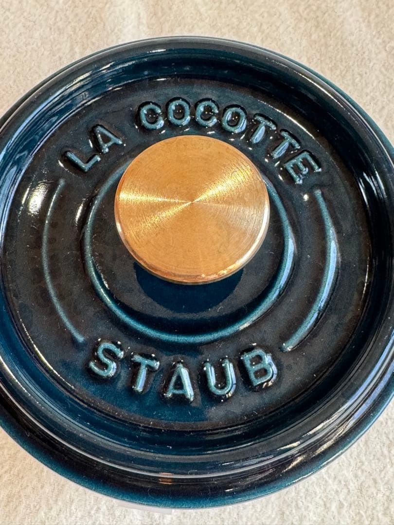 STAUB LA COCOTTE ラメール14cm 真鍮ノブ