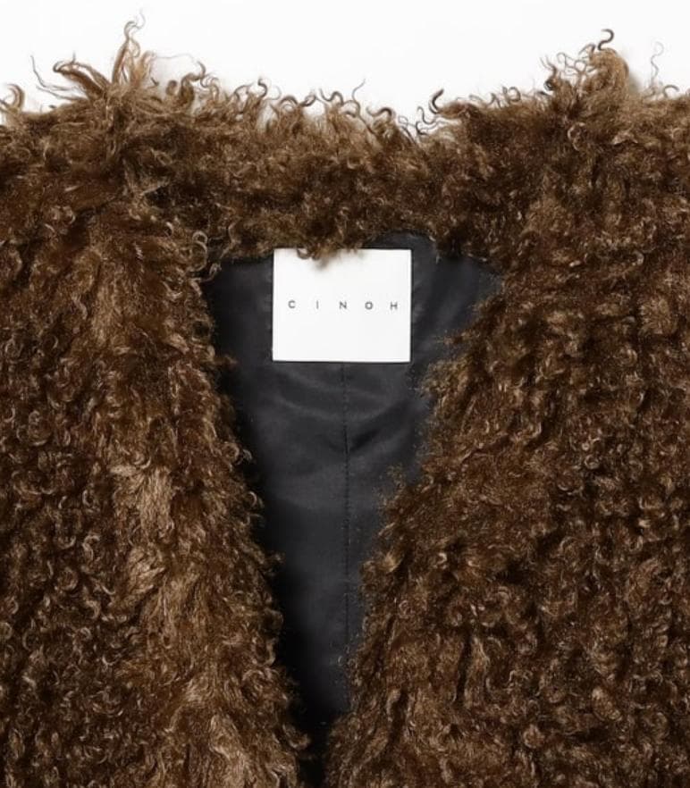 レディース ボア ベスト