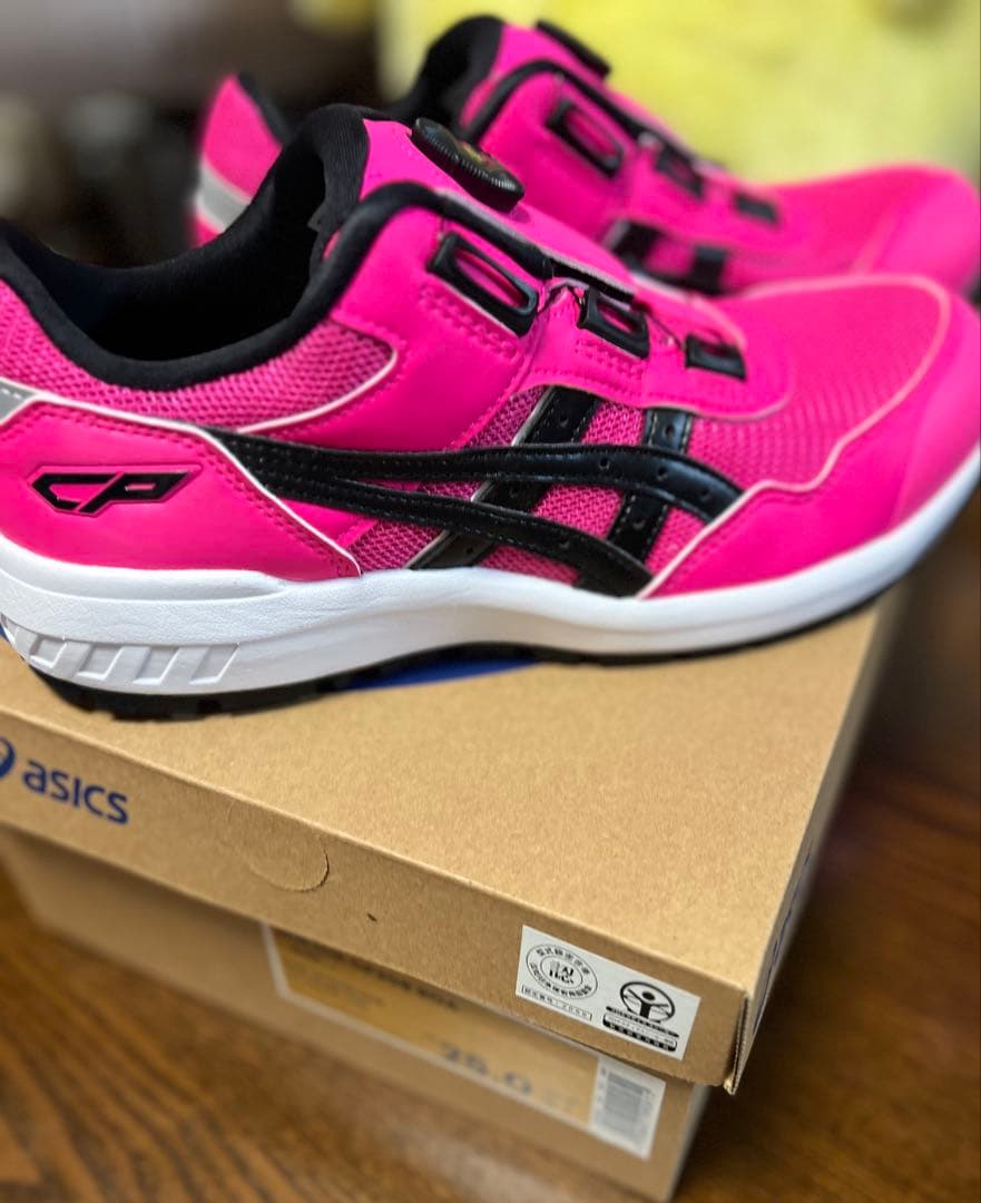 ASICS CP ピンク 安全靴 ♡