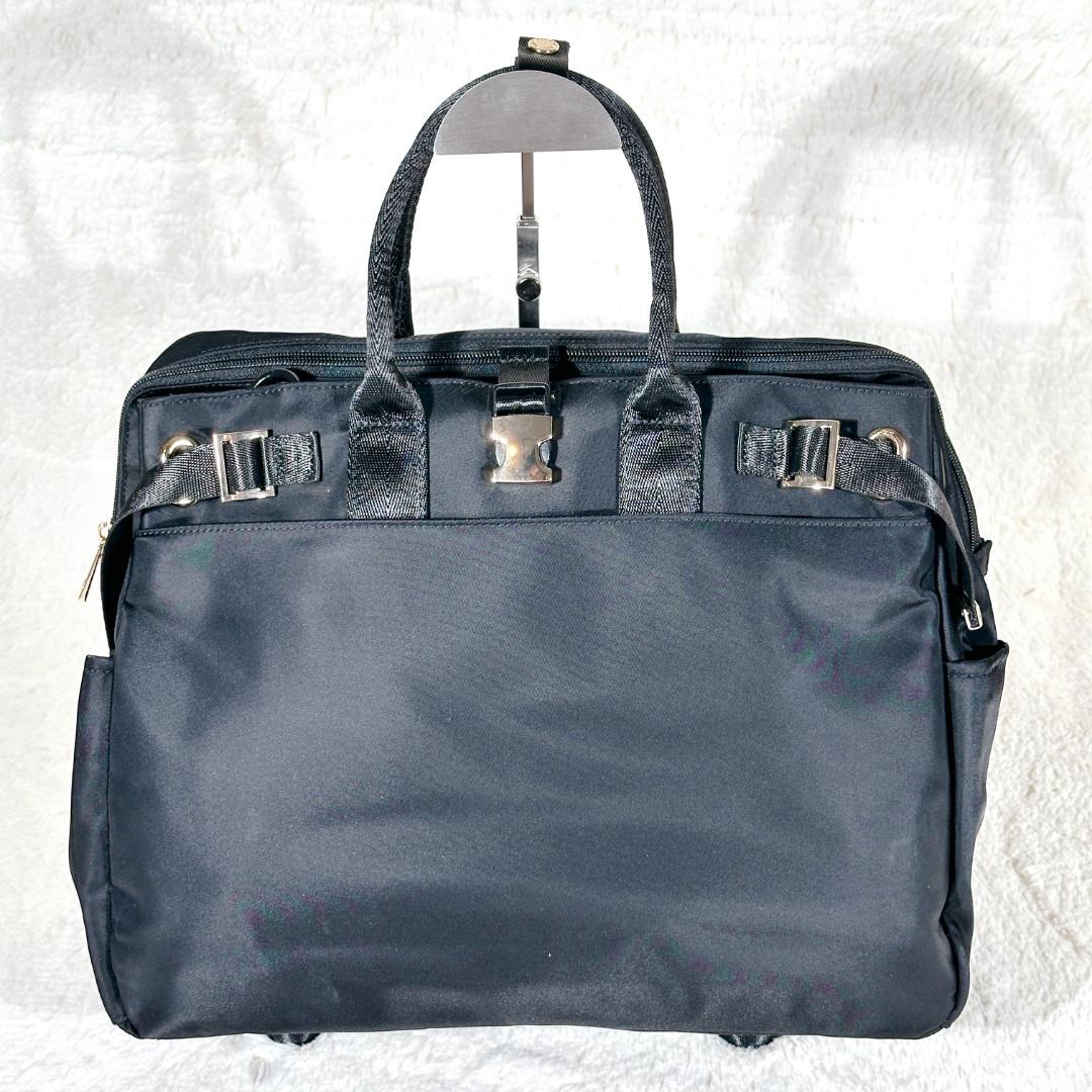 【 美品】セレーンエテール ナイロン 3way ビジネスバッグ A4収納 黒