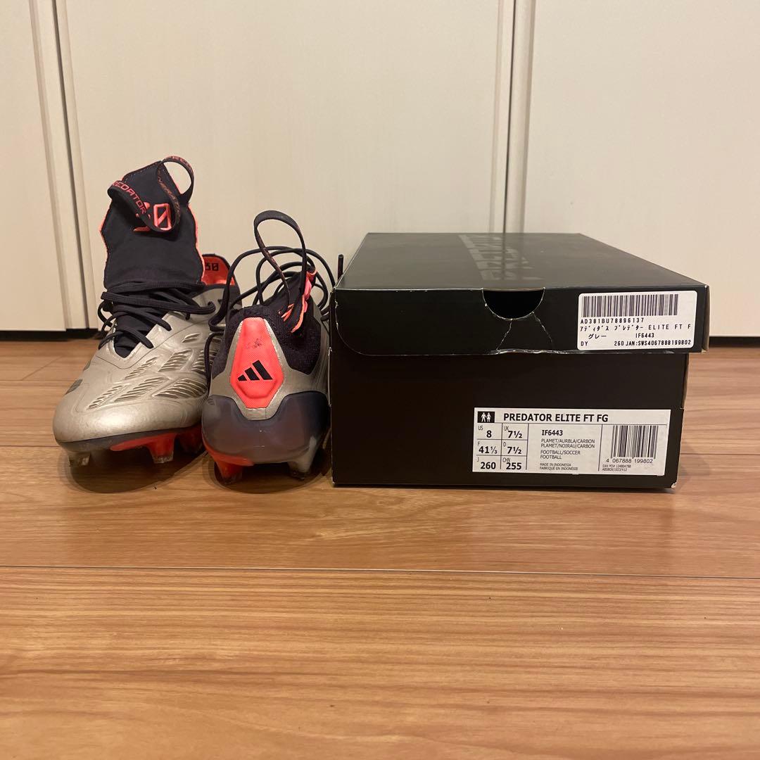 アディダス Predator シューズ シルバー/ピンク