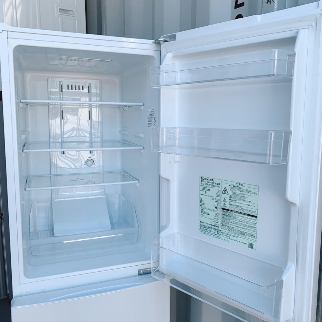 337取付無料！東芝2021年製 高性能シンプルホワイトインテリア冷蔵庫！