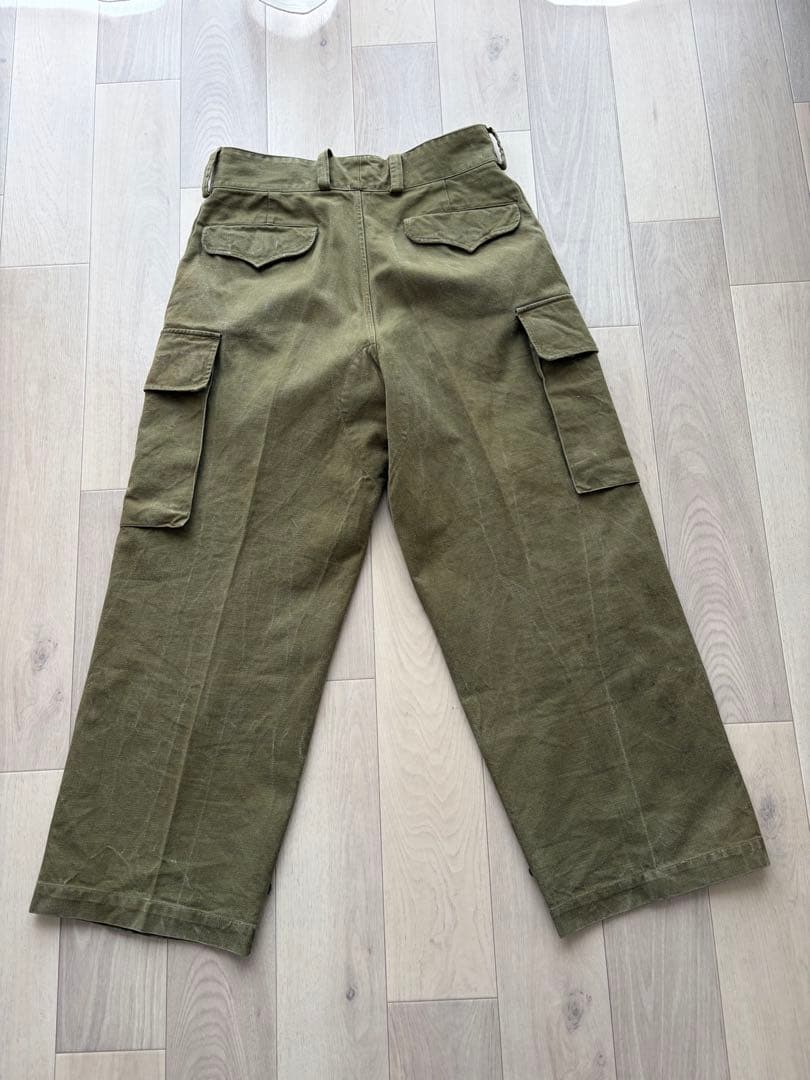 激レア　M47 前期型　カーゴパンツ　比翼 メタルボタン フランス軍　マルジェラ
