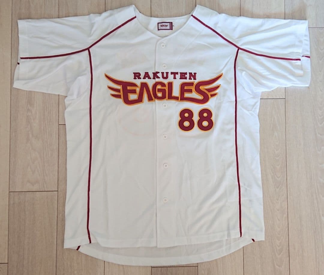 【レア 未使用】東北 楽天 イーグルス 田渕 ホーム ユニフォーム XL