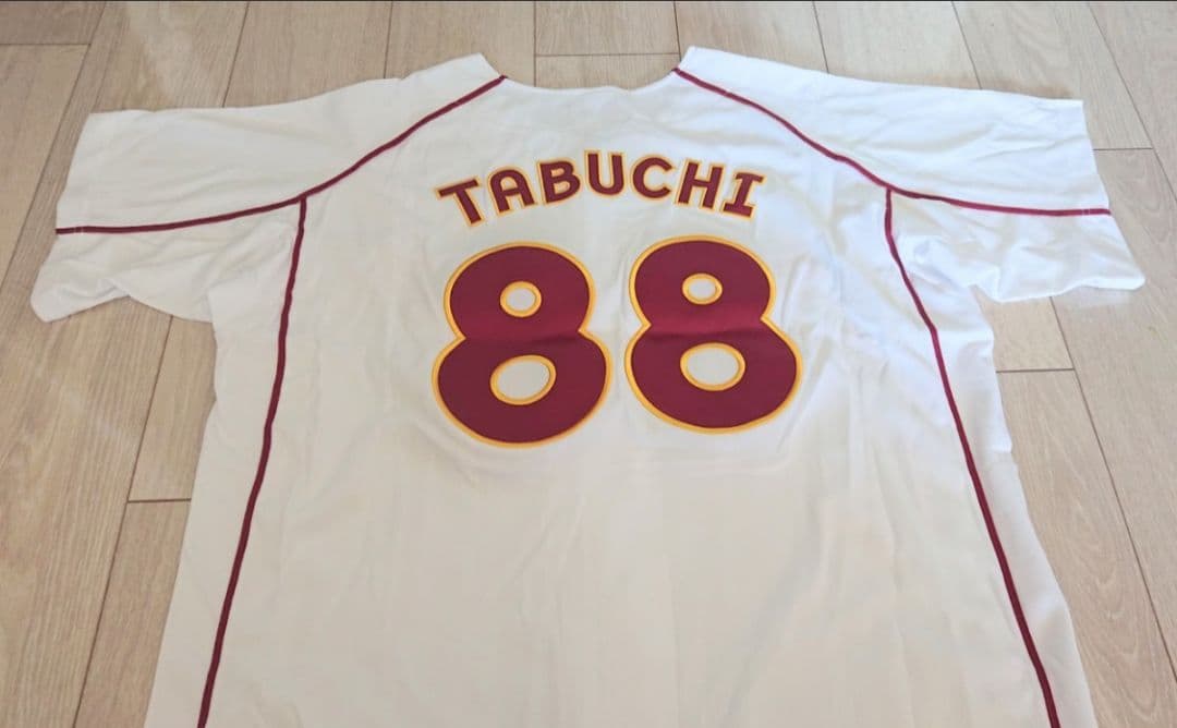 【レア 未使用】東北 楽天 イーグルス 田渕 ホーム ユニフォーム XL