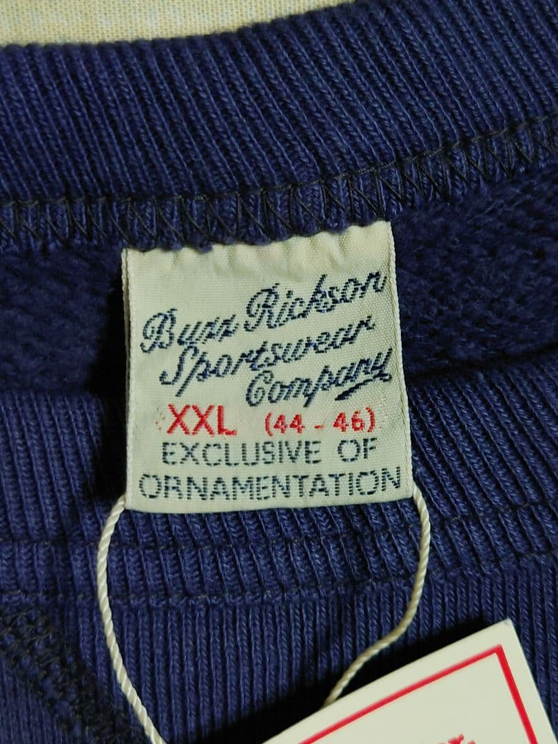 新品未使用 BUZZ RICKSON NAVY スウェット トレーナー
