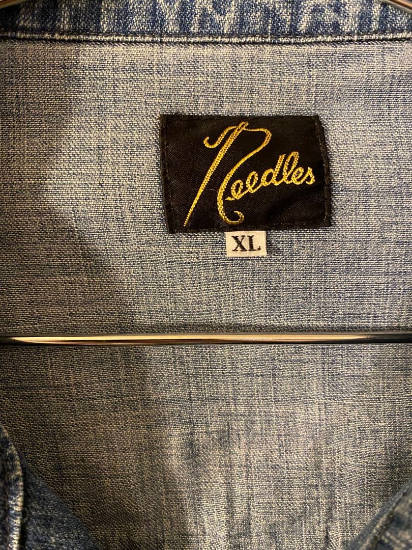 Needles デニムジャケット XL 蝶刺繍