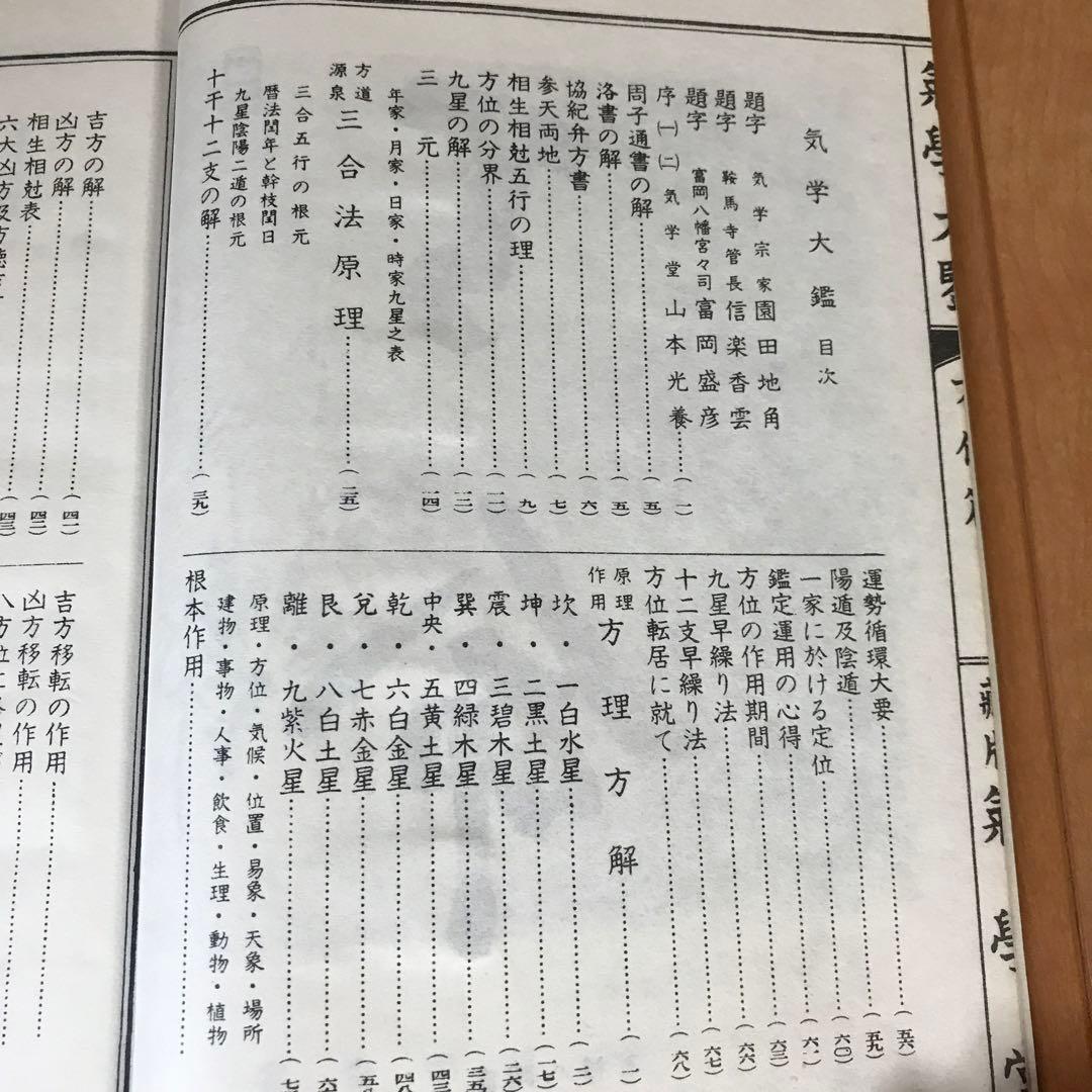 氣學大鑑　方位編
