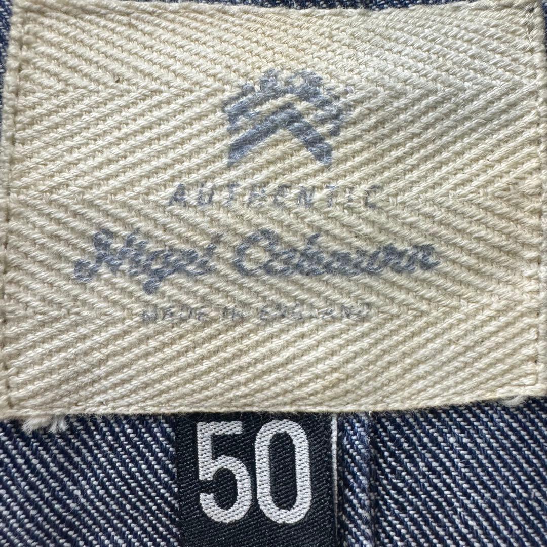 Nigel Cabourn AUTHENTICリネンデニムジャケット50 UK製