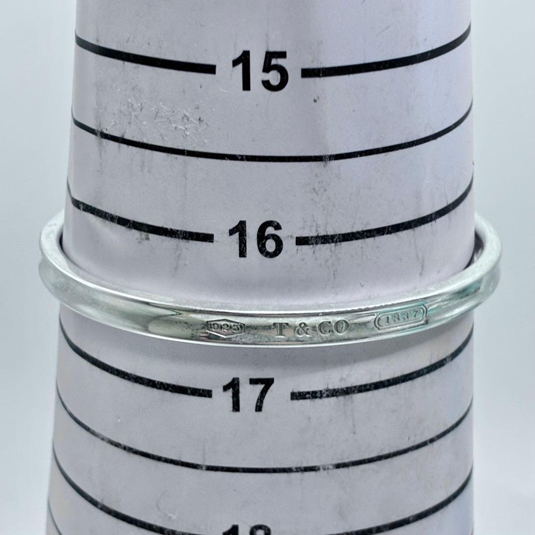ティファニー　1837　ナロー　カフ　バングル　スリム　腕周り16.5cm