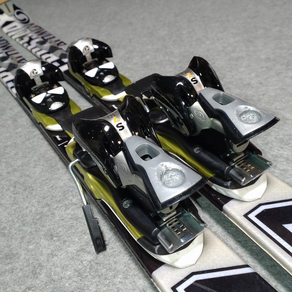 スキー SALOMON ストック 125cm ケース セット 【0002】