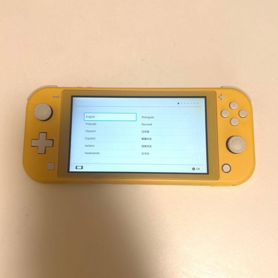 《動作正常》Nintendo Switch Lite イエロー 本体