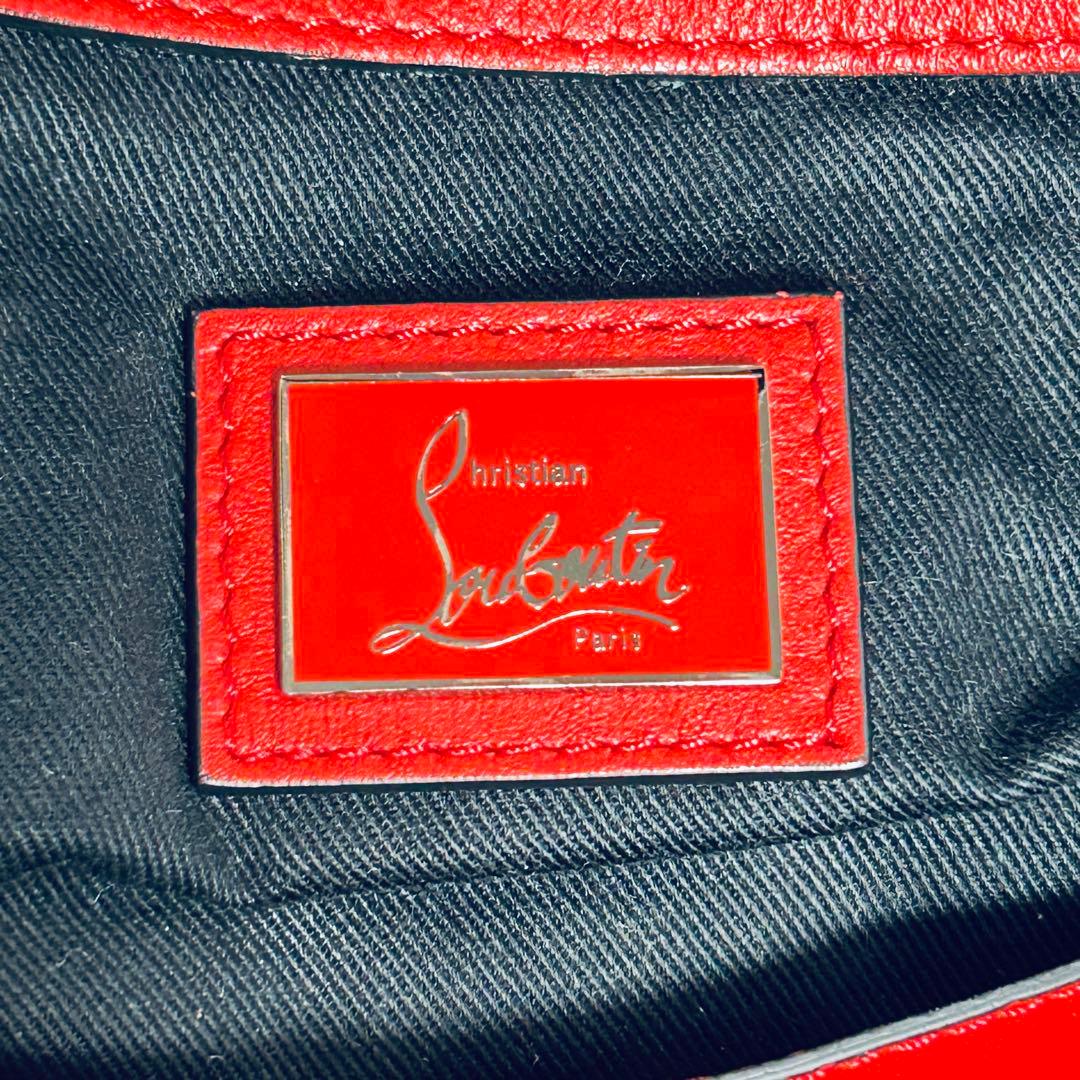 ☆極美品☆ クリスチャンルブタン ボストンバッグ シボ