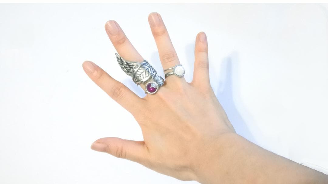 【おつな様】パラライ BAE 燕夏準の指輪3点 ファントメタル コスプレ