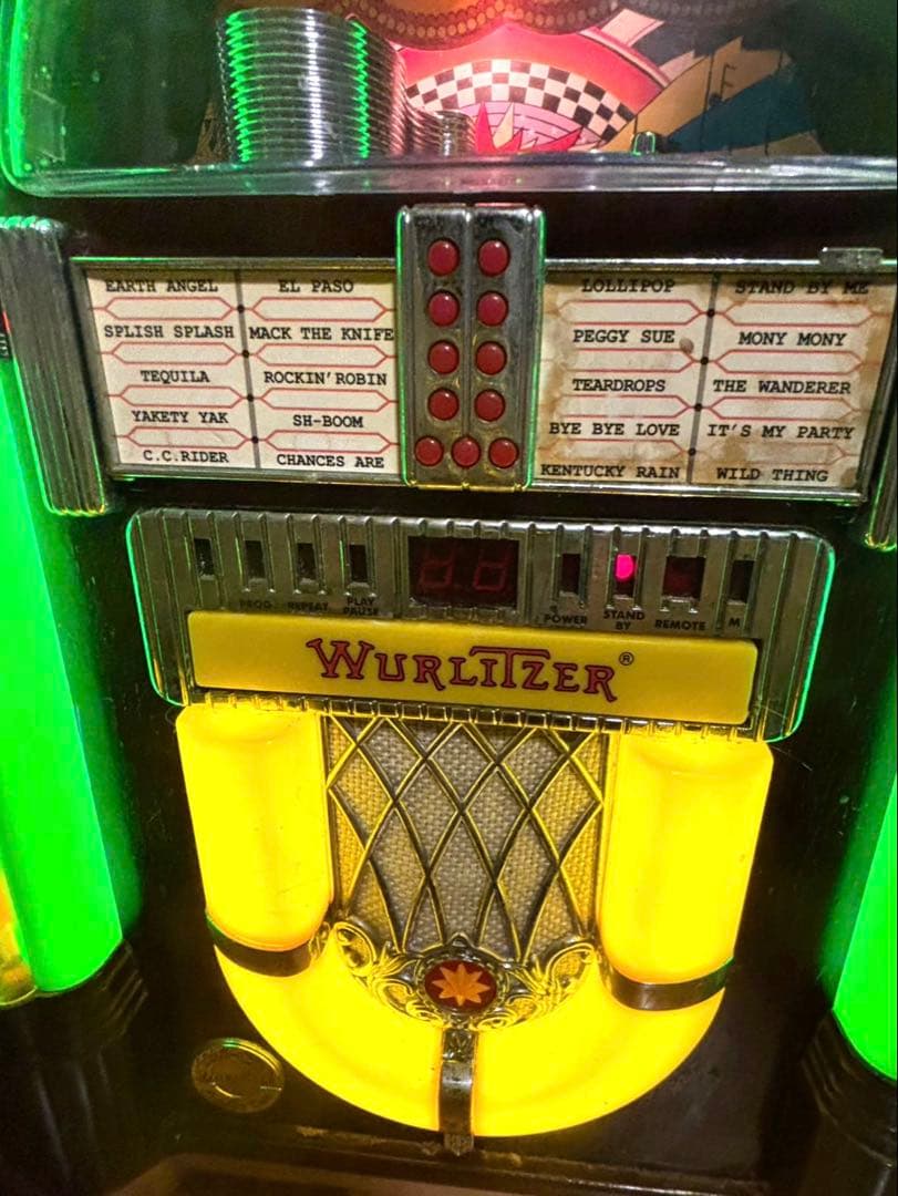 【中古】ジュークボックスミニ　レトロ　インテリア　 ジュークボックス ジャンク