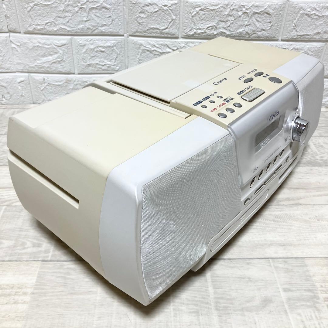 ビクター　Clavia MD CD カセットプレーヤー　RC-A2-W 録音機能