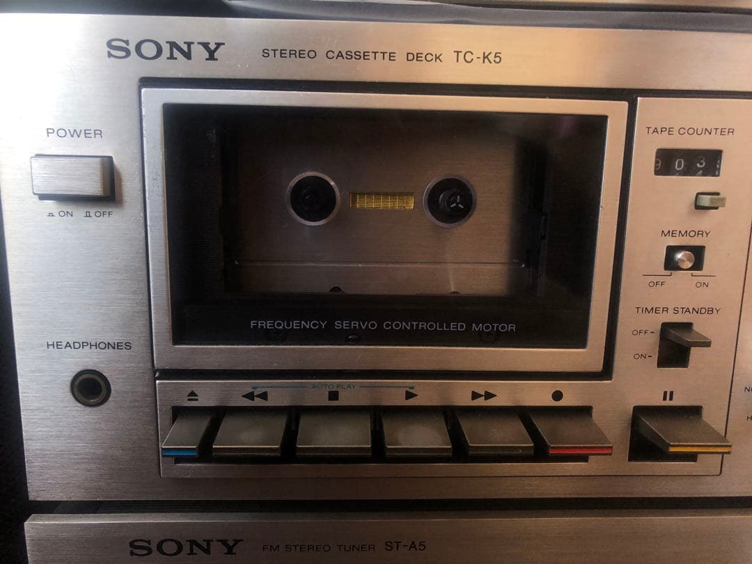 整備品SONY TC-K5 カセットデッキ
