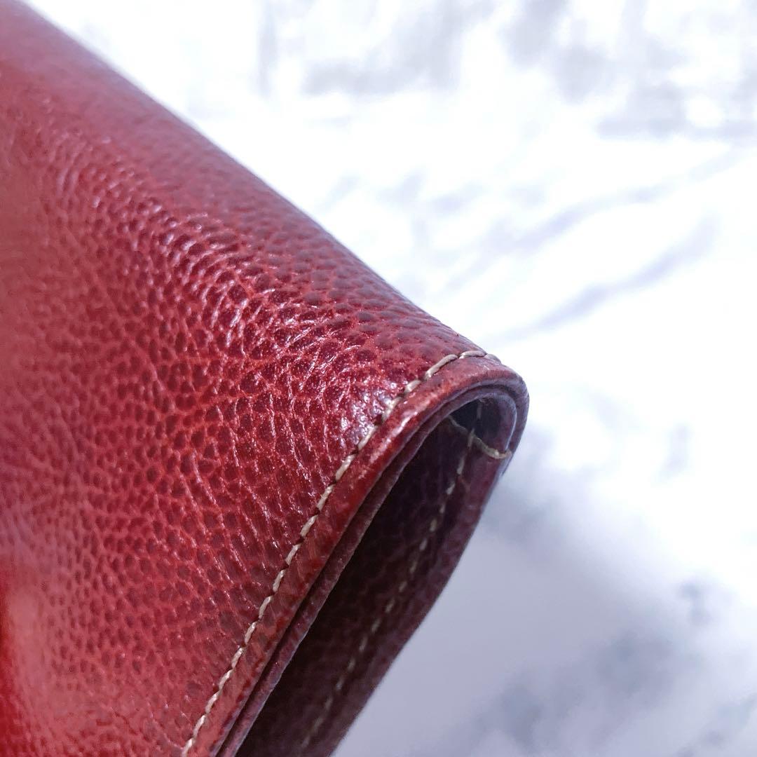 【新品✨️】Dakota(ダコタ)ラウンドジップ本革長財布 ワインレッド 日本製