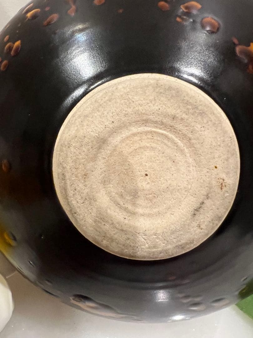 中国宋元明朝 の何窯の碗　中国骨董　古美術　唐物　中国美術品　青磁 ★ 江戸骨董