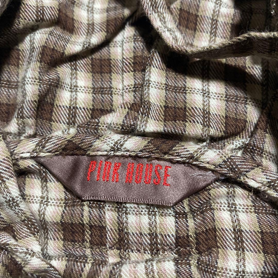 ピンクハウス　フード付きブラウス