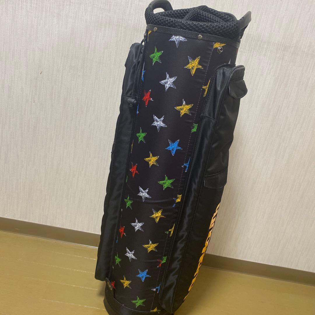 新品未使用！ LOUDMOUTH キャディバッグ ブラック 星柄