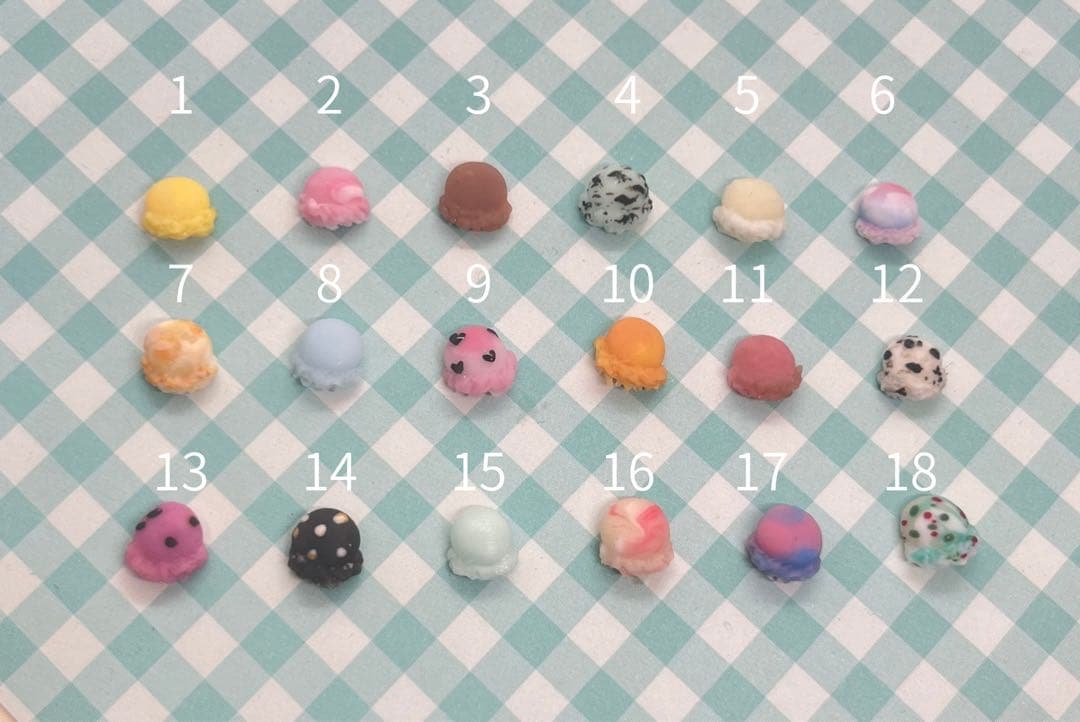 アイスクリーム　ネイルパーツ