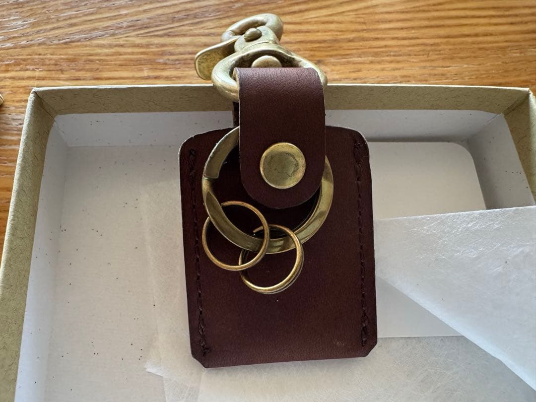 新品RED WING SHOES レッドウィングブーツレザーキーホルダー　レア