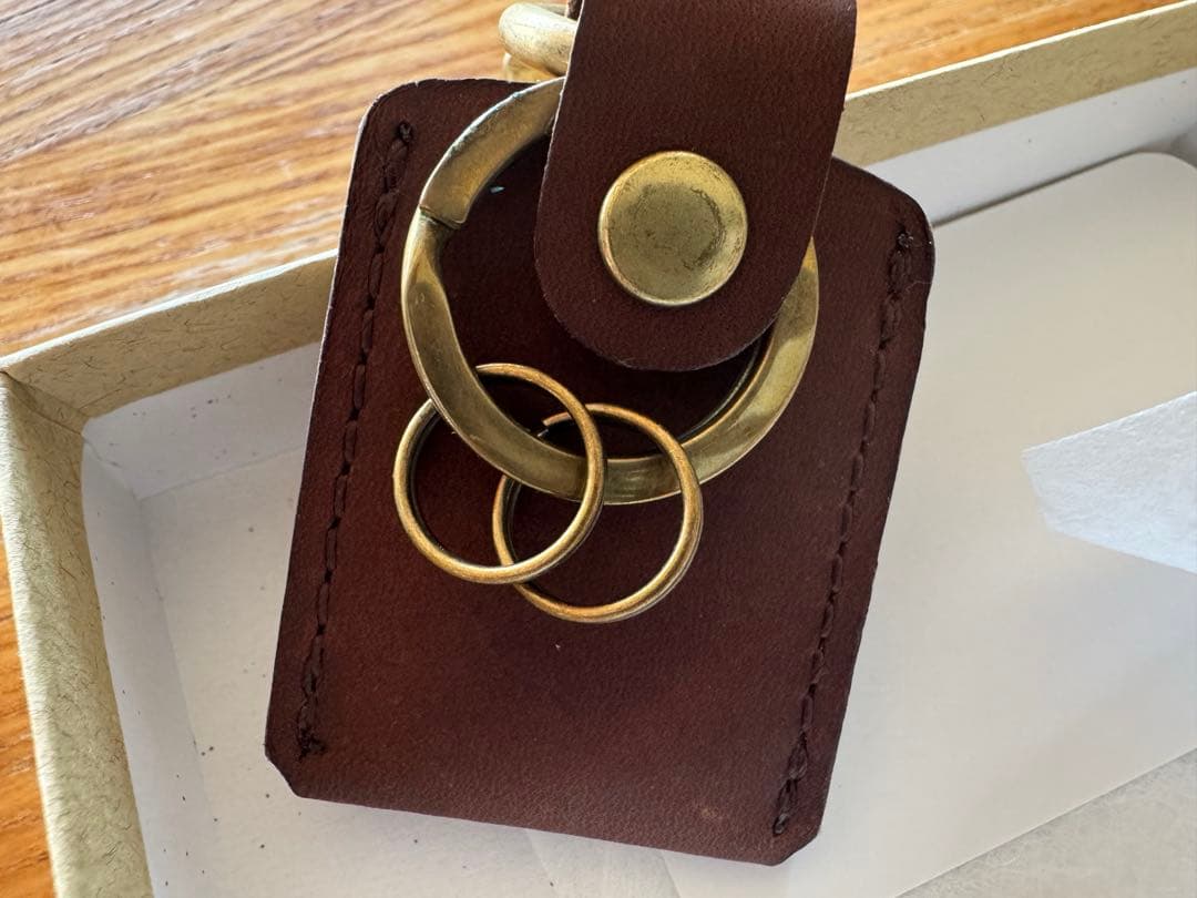 新品RED WING SHOES レッドウィングブーツレザーキーホルダー　レア