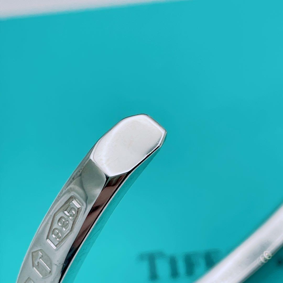 Tiffany & Co. メイカーズ　バングル　ナロー　カフ　シルバー