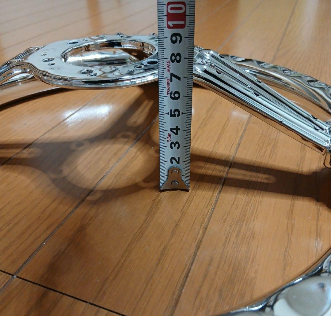 希少 レア フルメッキ ステアリング ディープ Φ34 メッキ ホーンボタン付き