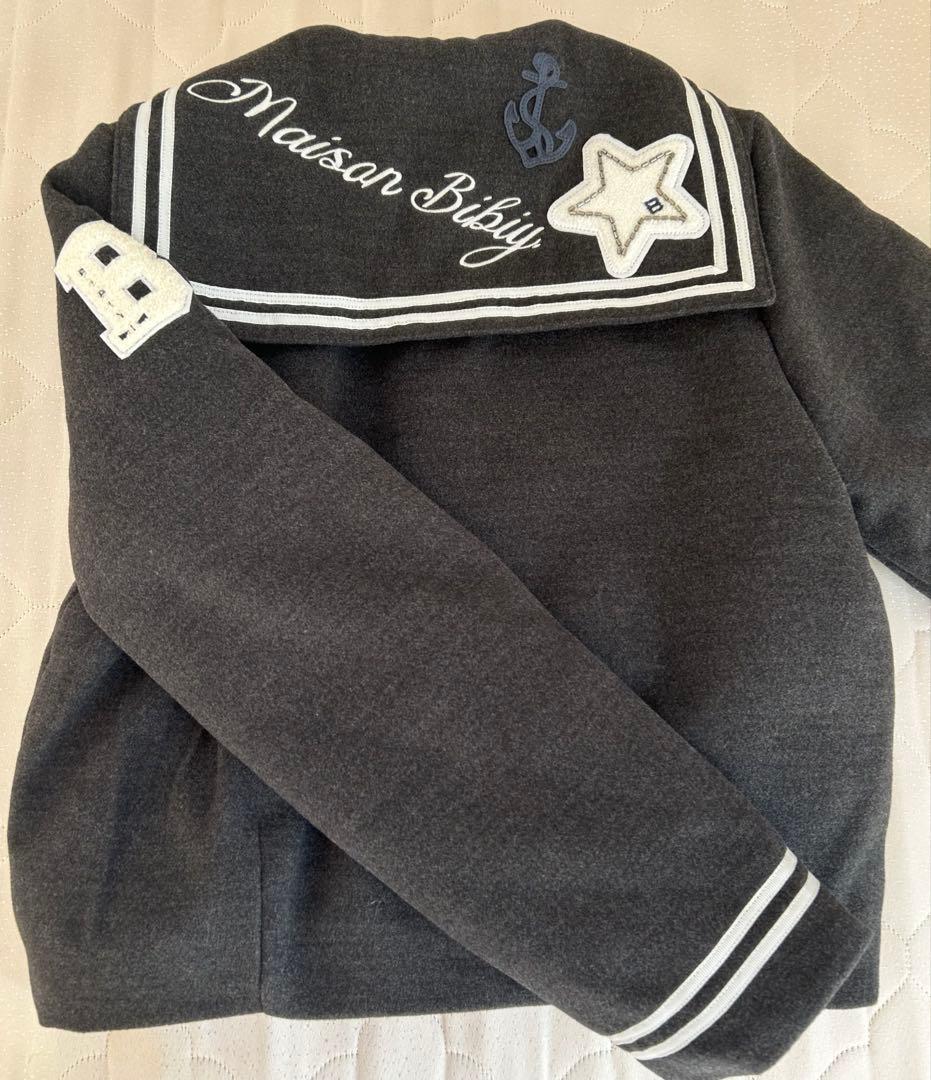 bibiy. CHARLENE SAILOR JACKET GRY タグ付き