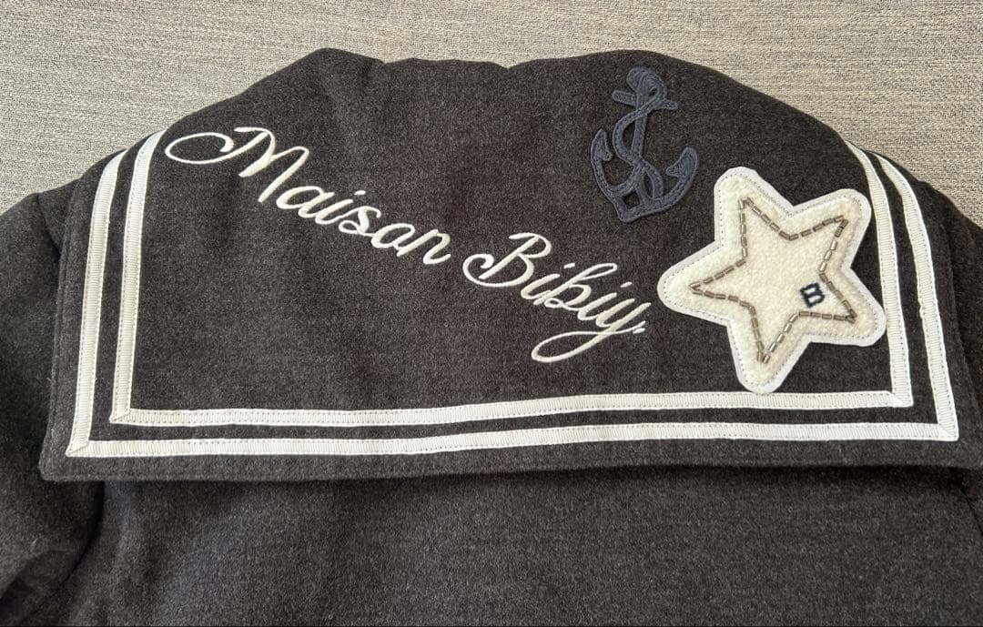 bibiy. CHARLENE SAILOR JACKET GRY タグ付き