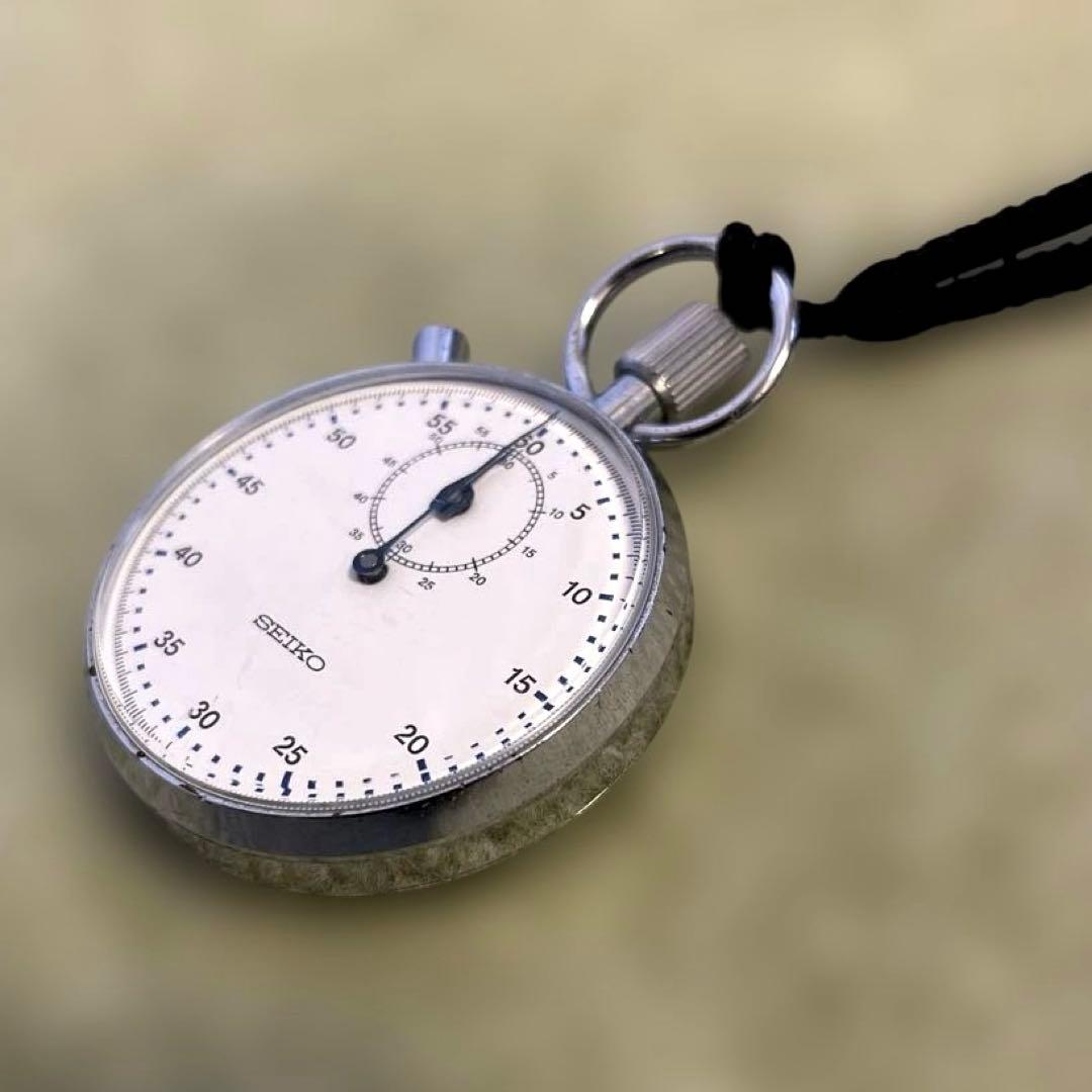 【希少】SEIKO 機械式ストップウォッチ／コレクターズアイテム　動作確認済♪